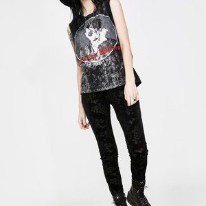 Killstar Hayzel Velvet Leggings